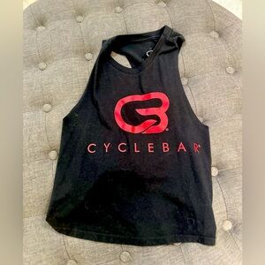 Black CB crop tank